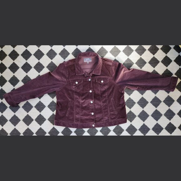 Plus-size Brown Corduroy Trucker Jacket, Torrid, 3x - Picture 4 of 9